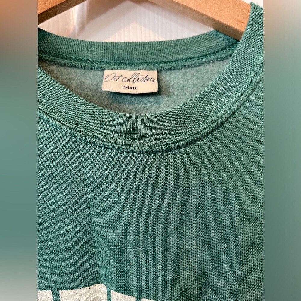 Women’s S sweatshirt in green by navyBLEU, never worn - Picture 3 of 4
